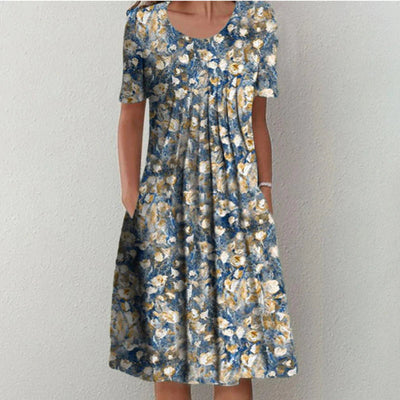 Rose™ | Stylish and Casual Floral Dress with Pockets