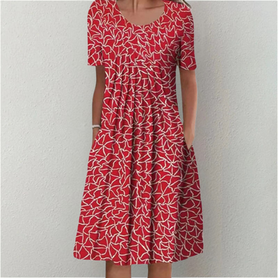 Rose™ | Stylish and Casual Floral Dress with Pockets