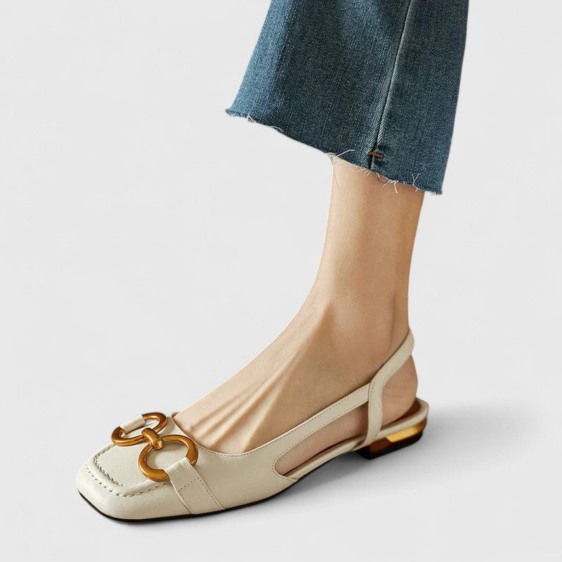 Kaitlyn | Orthopedic Leather Buckle Sandals