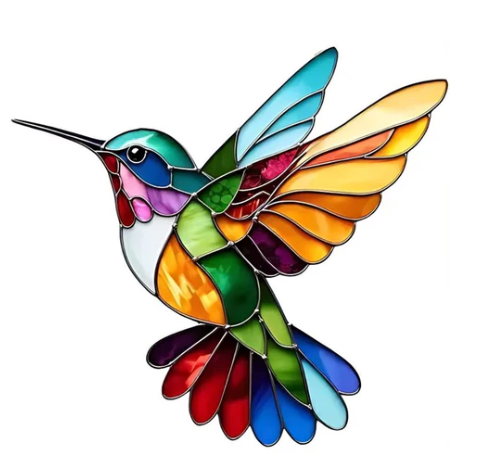 Multicolour Hummingbird Necklace – For Bird Lovers & Jewellery Enthusiasts