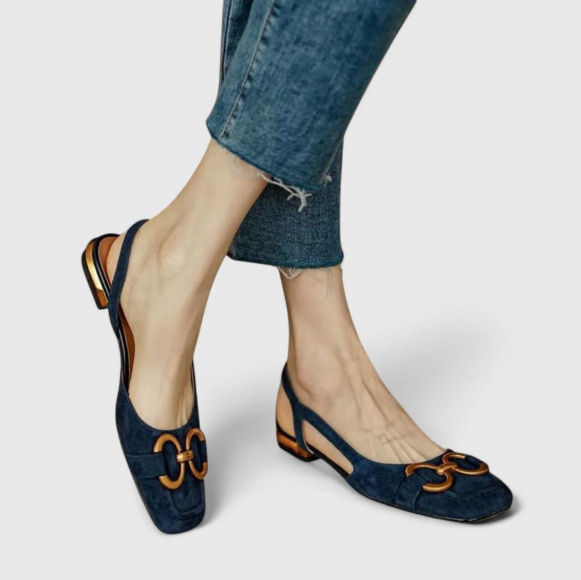 Kaitlyn | Orthopedic Leather Buckle Sandals