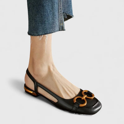 Kaitlyn | Orthopedic Leather Buckle Sandals