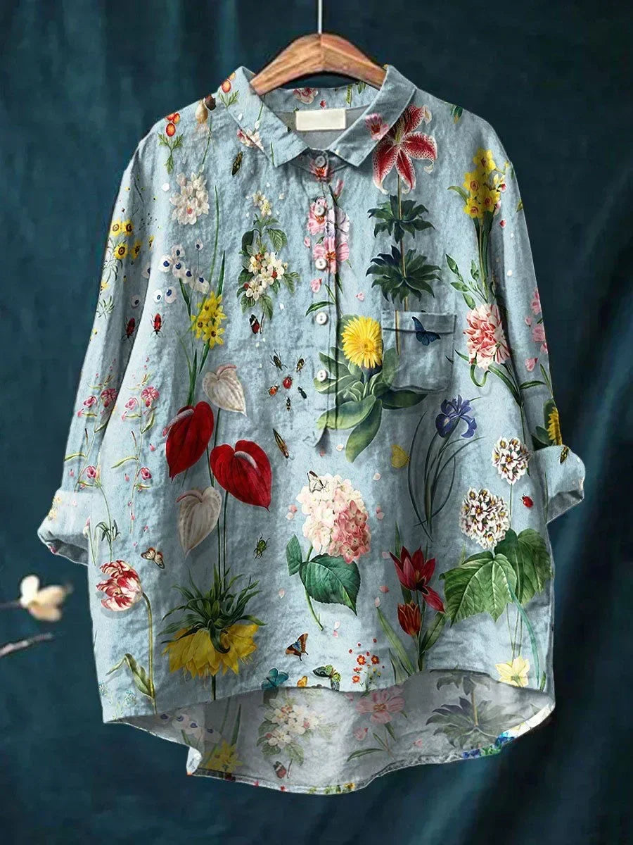 Sofia® | Elegant Shirt with Floral Pattern