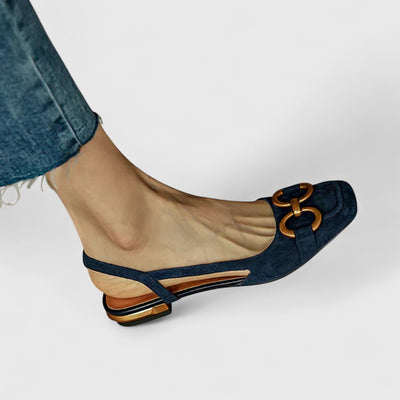 Kaitlyn | Orthopedic Leather Buckle Sandals